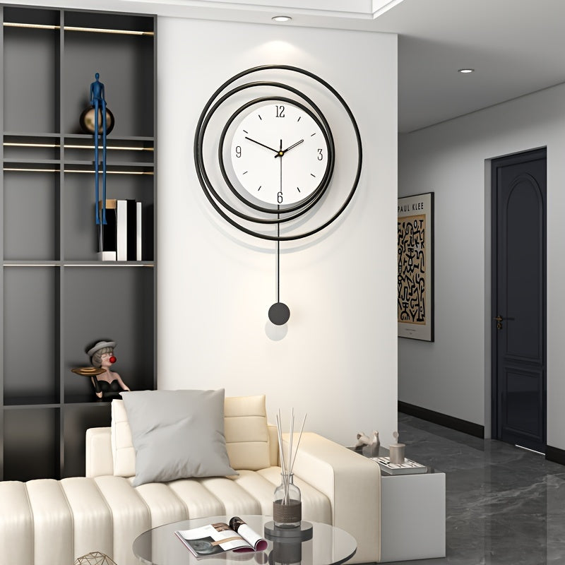 Minimal Metal Wall Clock