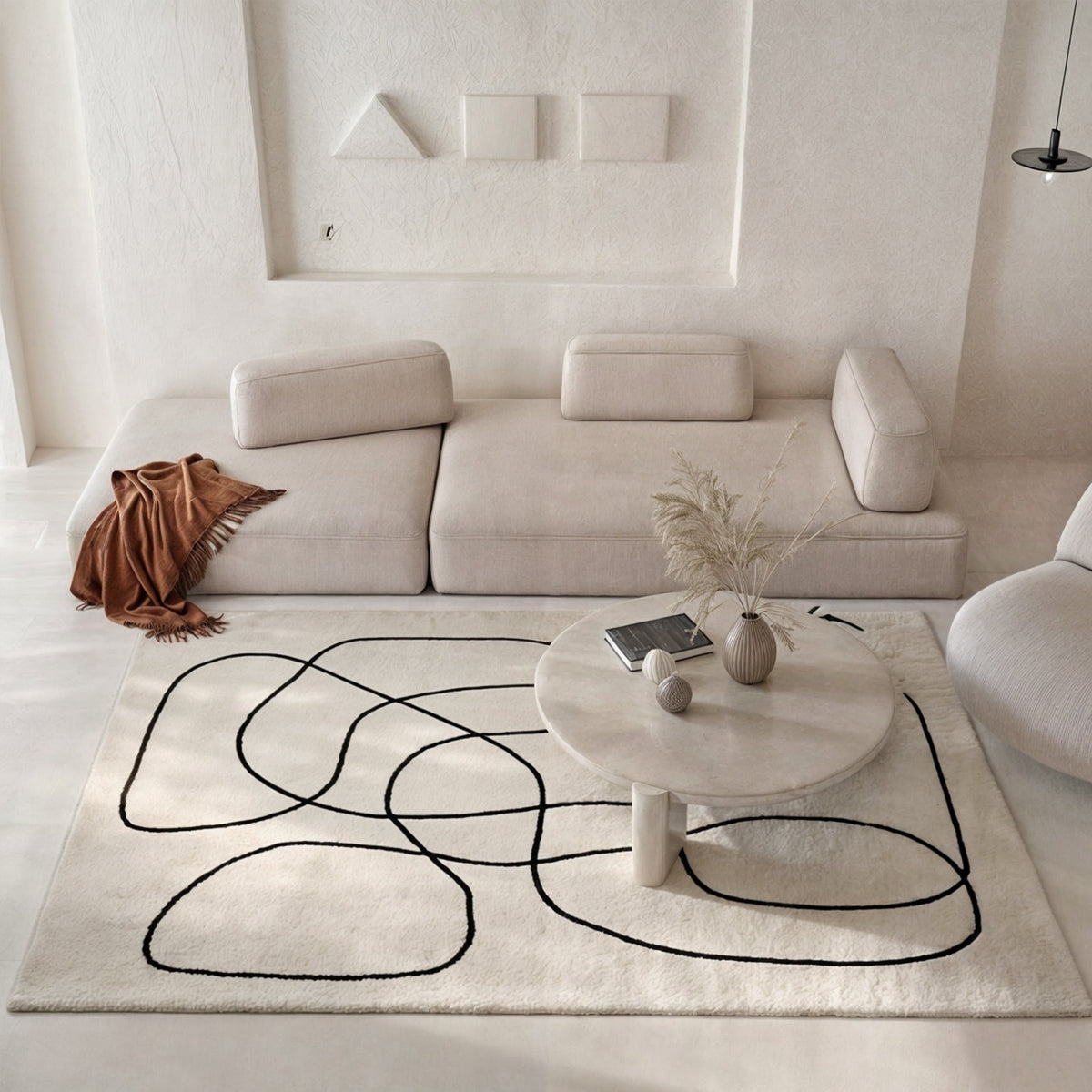 Mabbie Abstract Wool Rug
