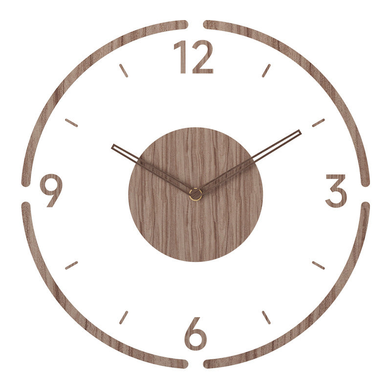 Nordic Solid Wood Wall Clock
