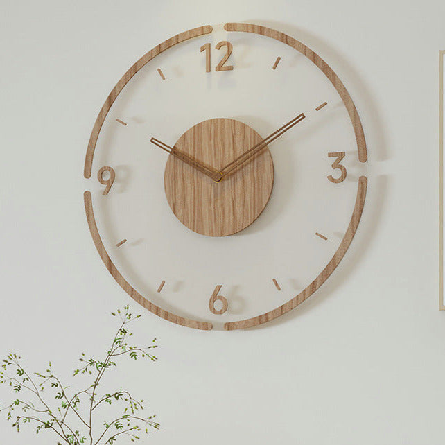 Nordic Solid Wood Wall Clock