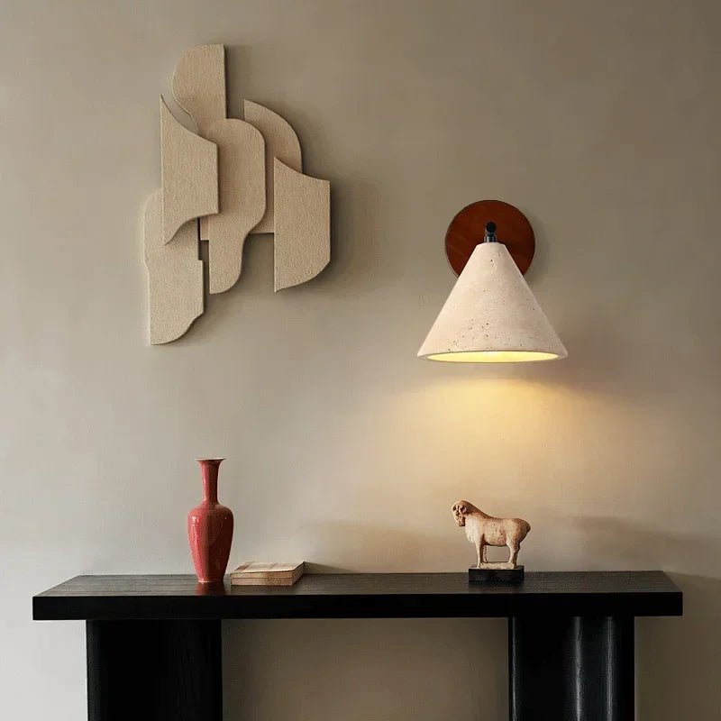 Natural Stone Wall Light | E27 | Bulb Included
