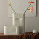 White Striped Ceramic Vase Set (2 pieces)