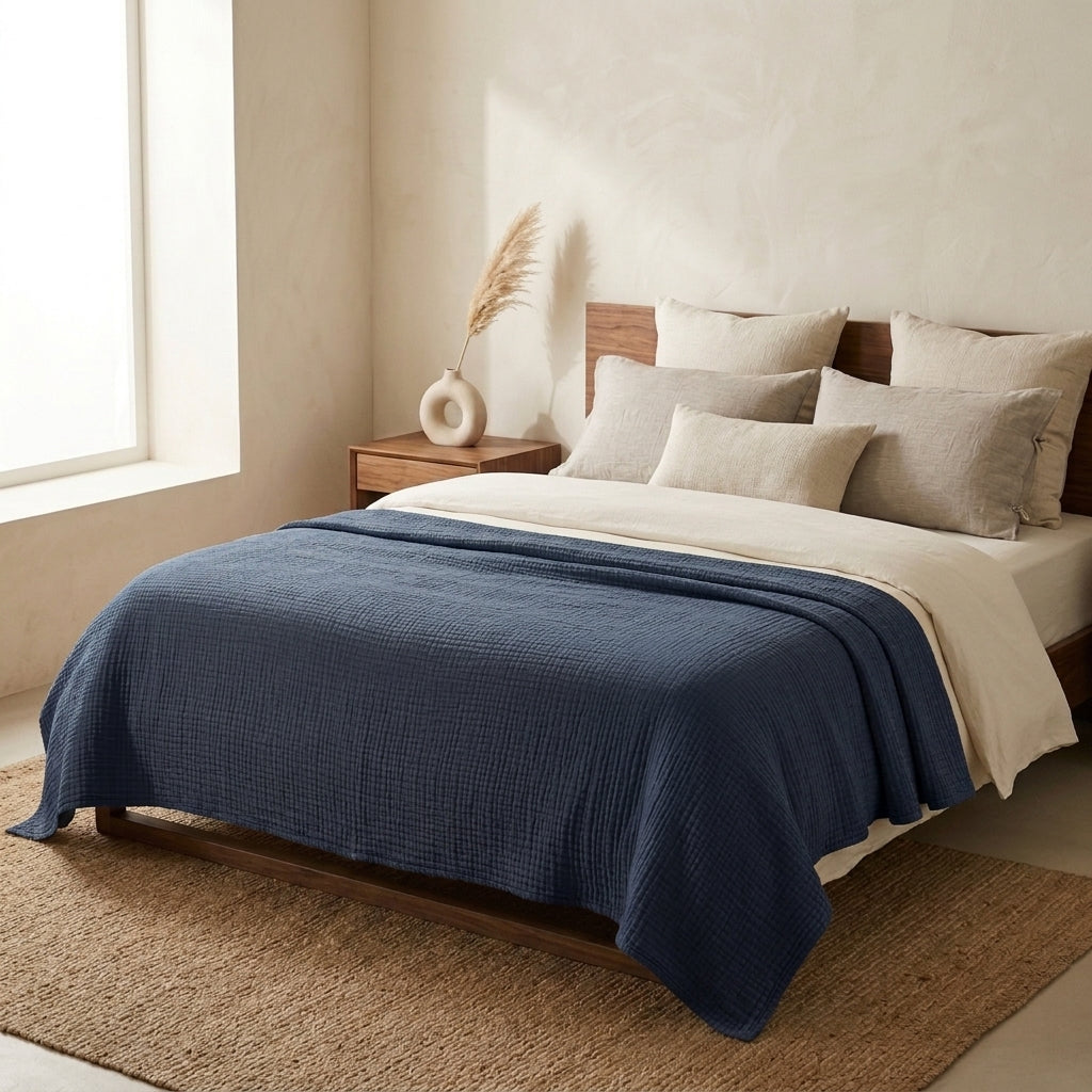 Cotton gauze blanket
