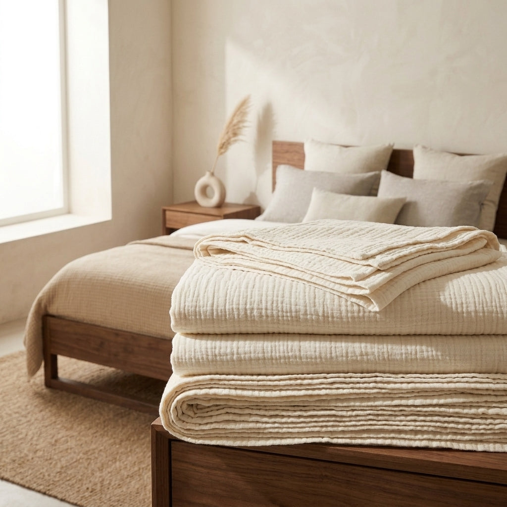 Cotton gauze blanket