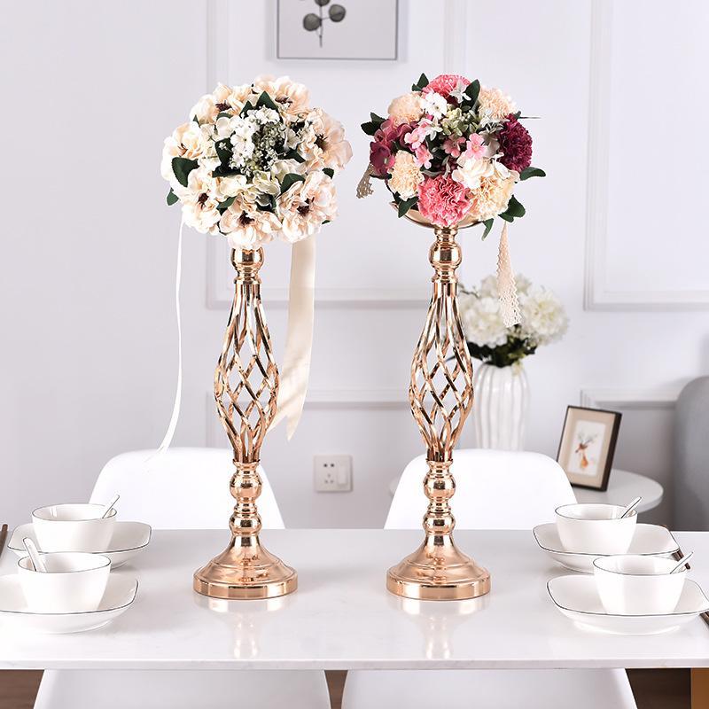 Gold Metal Candelabra Set (2 pieces)