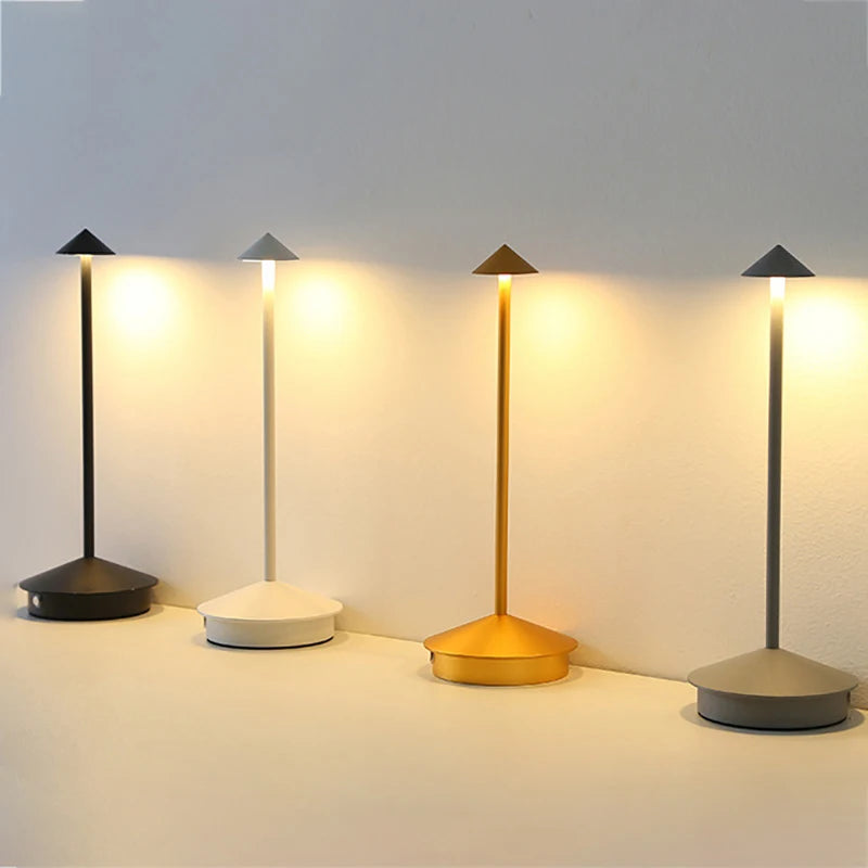 Rechargeable Table Lamp | Aluminium | Touch Dimming