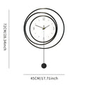 Minimal Metal Wall Clock