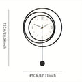 Minimal Metal Wall Clock