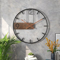 Steel & Walnut Wall Clock