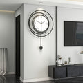 Minimal Metal Wall Clock