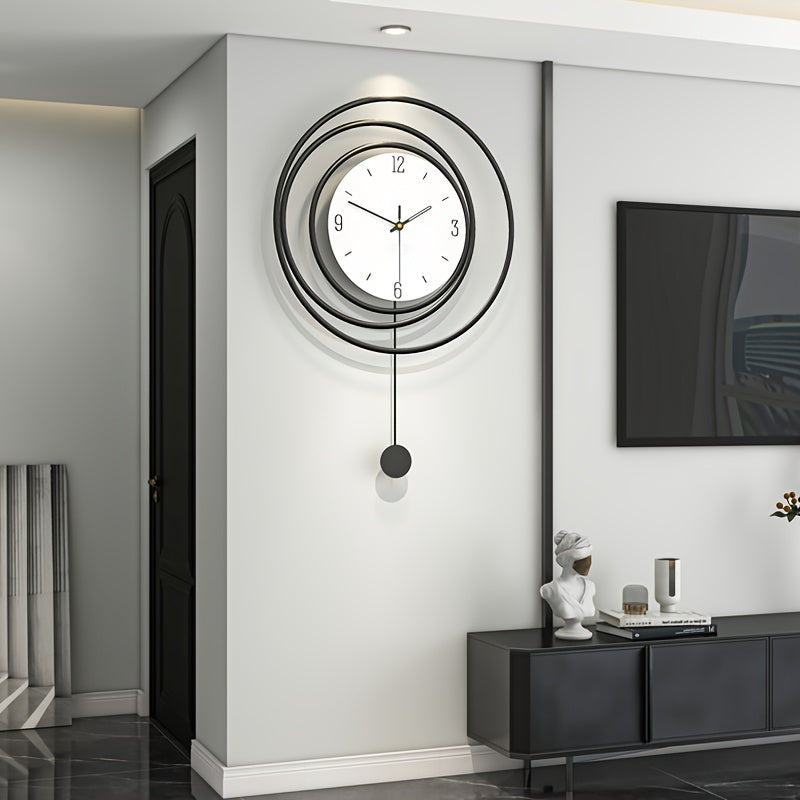 Minimal Metal Wall Clock