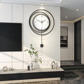 Minimal Metal Wall Clock