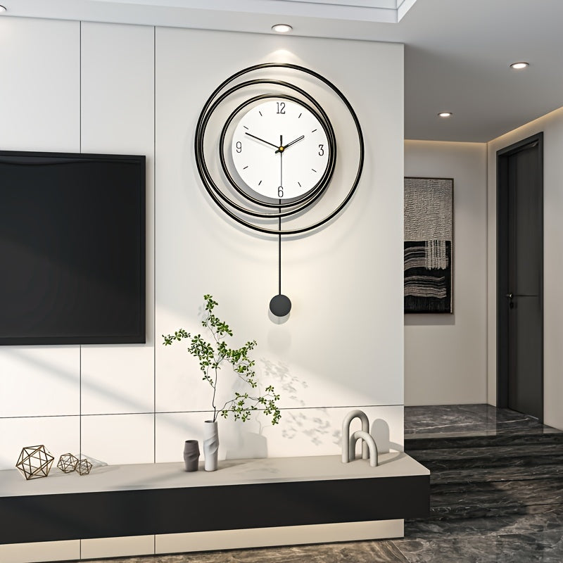 Minimal Metal Wall Clock
