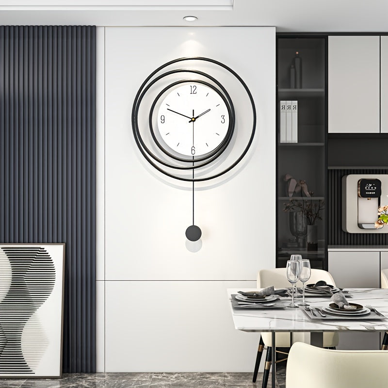 Minimal Metal Wall Clock