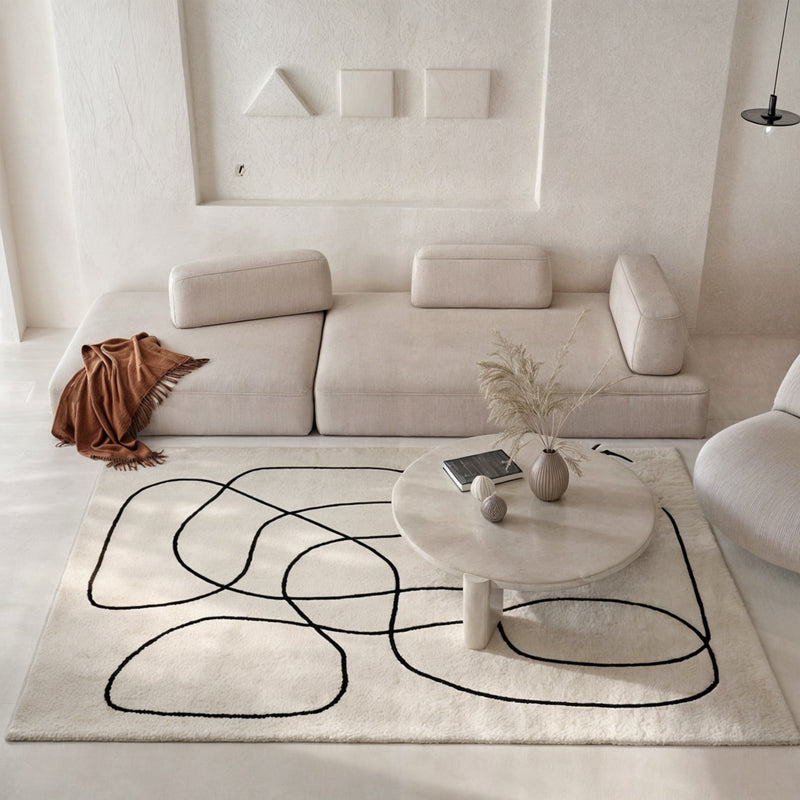 Mabbie Abstract Wool Rug