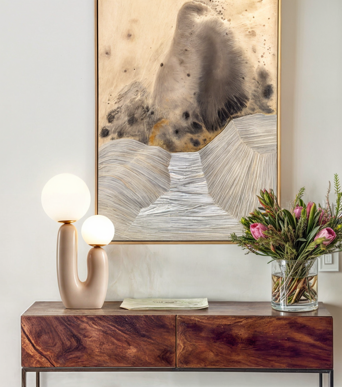 Alva Table Lamp — Resin & Ceramic