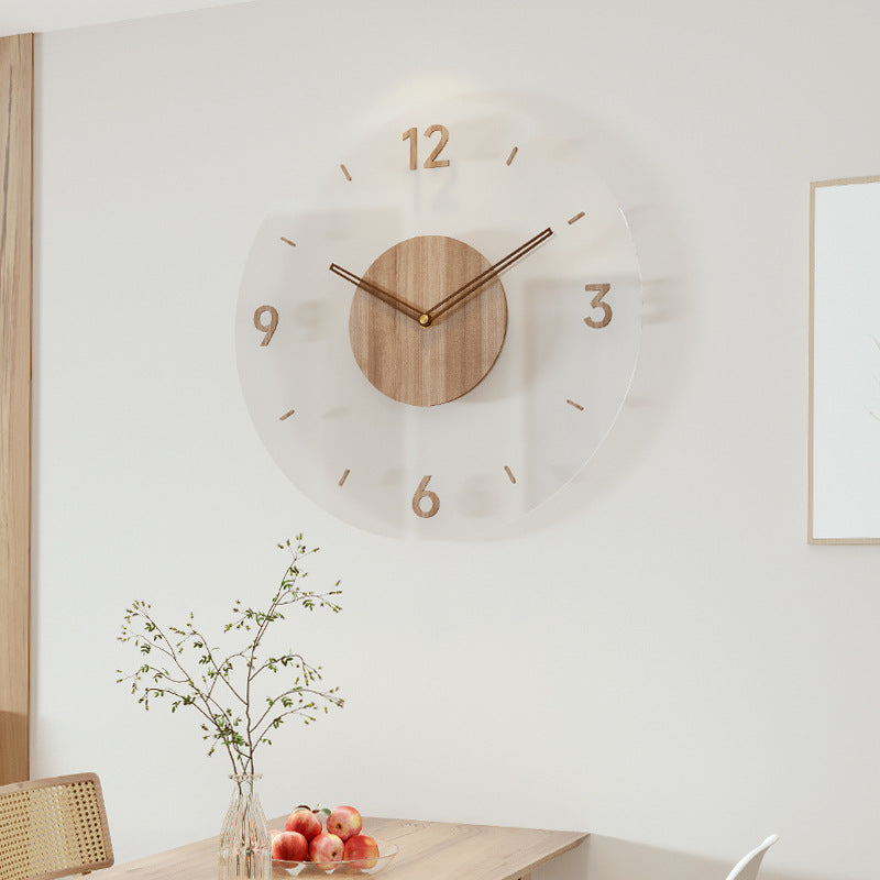 Nordic Solid Wood Wall Clock