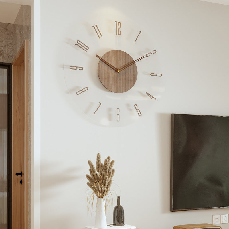 Nordic Solid Wood Wall Clock