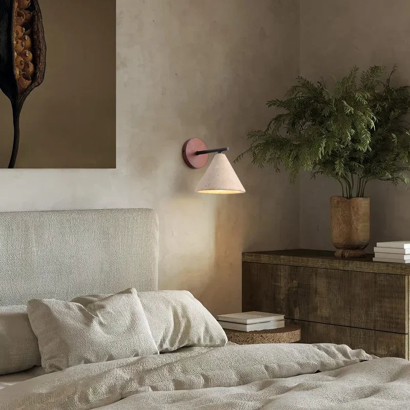 Natural Stone Wall Light | E27 | Bulb Included