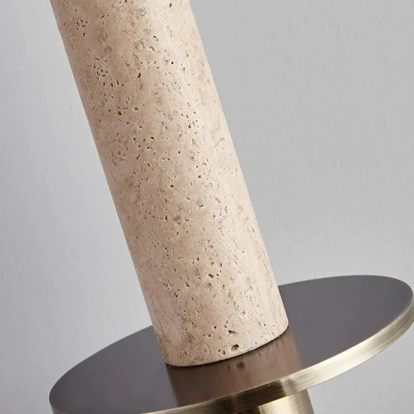 Stone Pendant Light | Adjustable Cord | Bulb Included