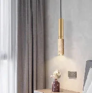 Marble Tube Pendant Light | 35 cm | Five Finishes
