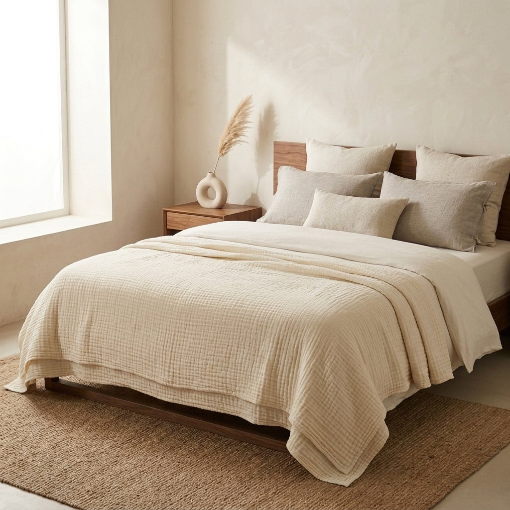 Cotton gauze blanket