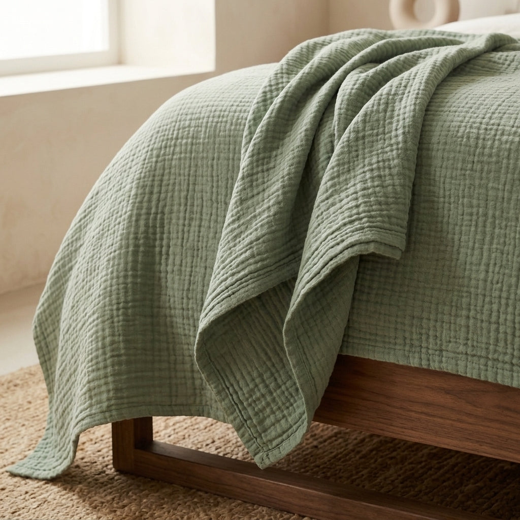 Cotton gauze blanket