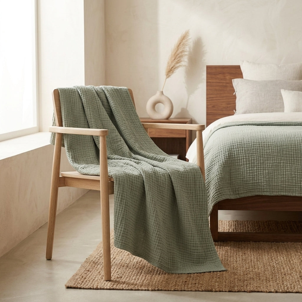 Cotton gauze blanket