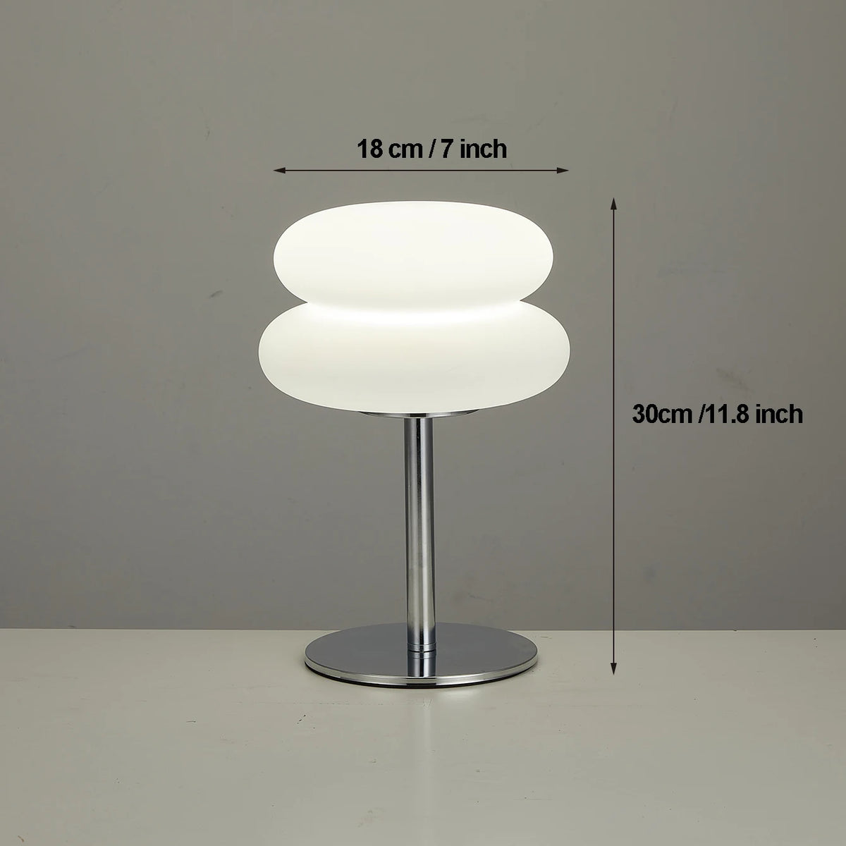Bedside Table Lamp | Warm Cream | USB Dimming