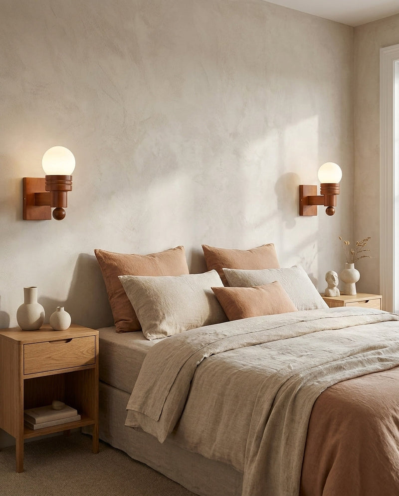 Kazamu Compact Vintage Wall Light with Frosted White Diffuser – photo 2