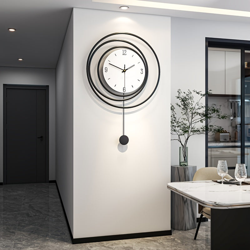 Minimal Metal Wall Clock