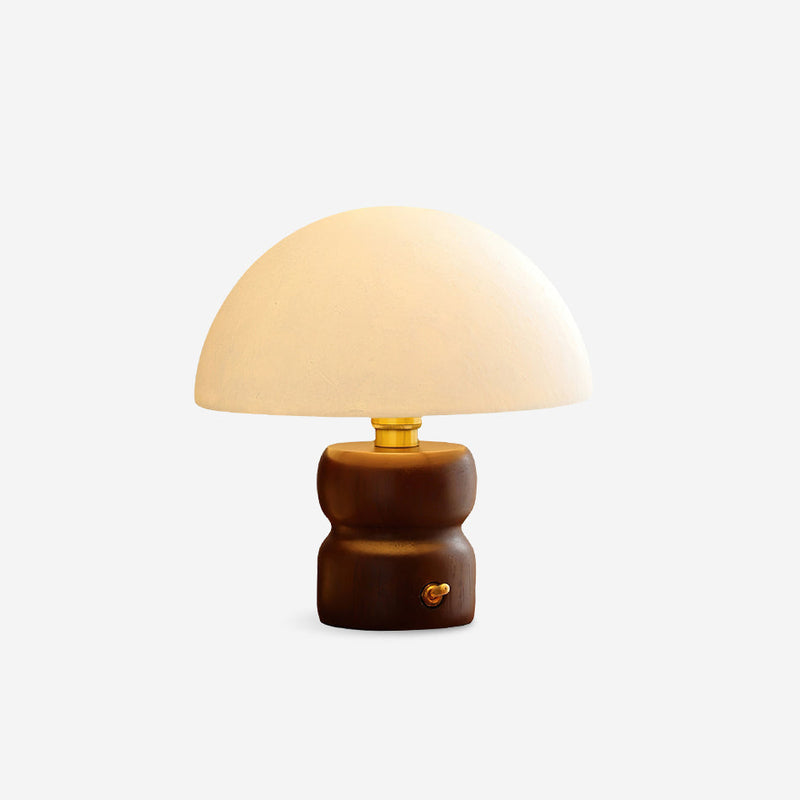 Kazamu Mushroom Table Lamp in Warm White & Gold