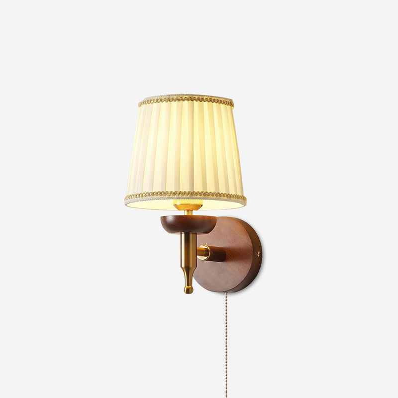 Kazamu Pleated Shade Wall Light