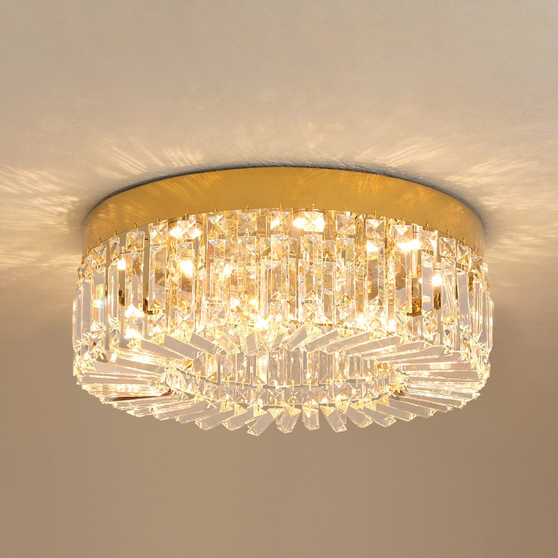 Crystal Ceiling Light | Gold
