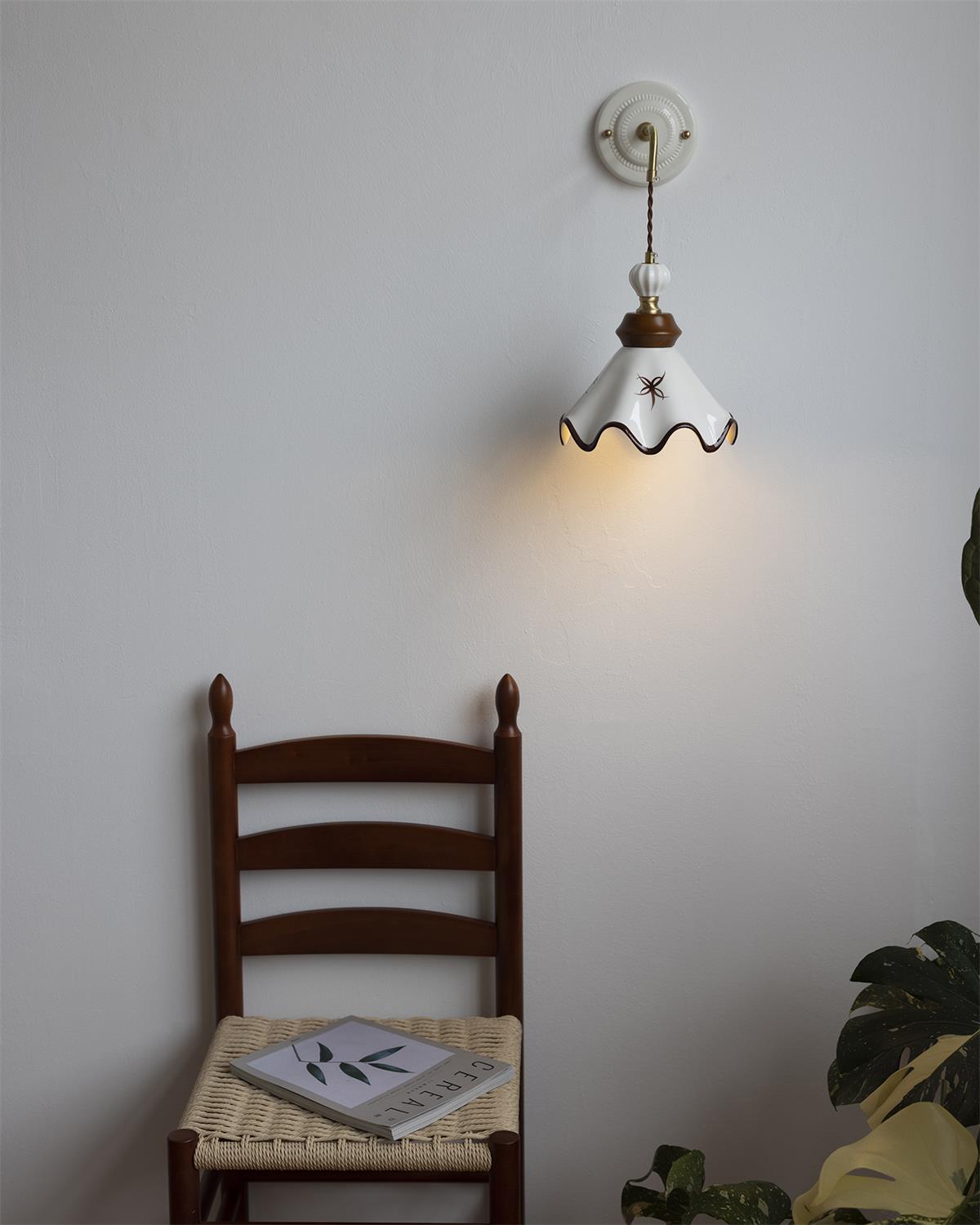 Kazamu Scalloped Downward Wall Light – photo 3