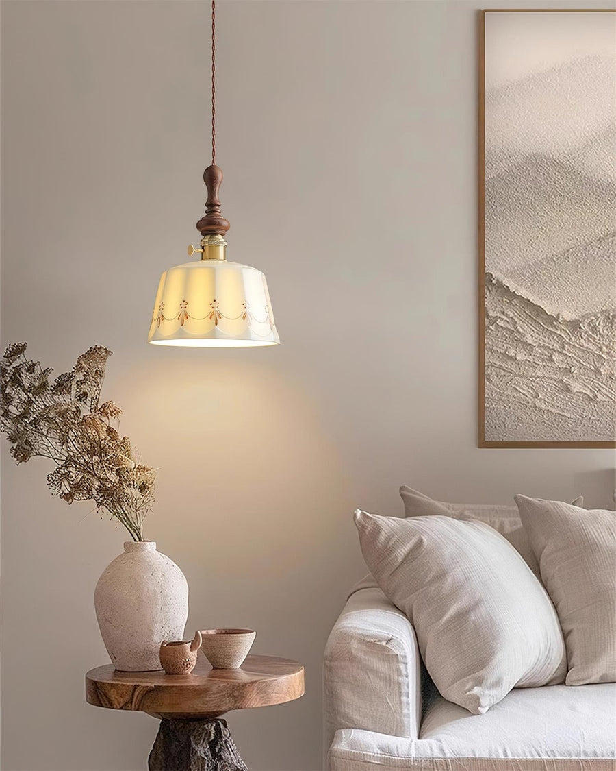 Kazamu Scalloped Shade Pendant Light – photo 2