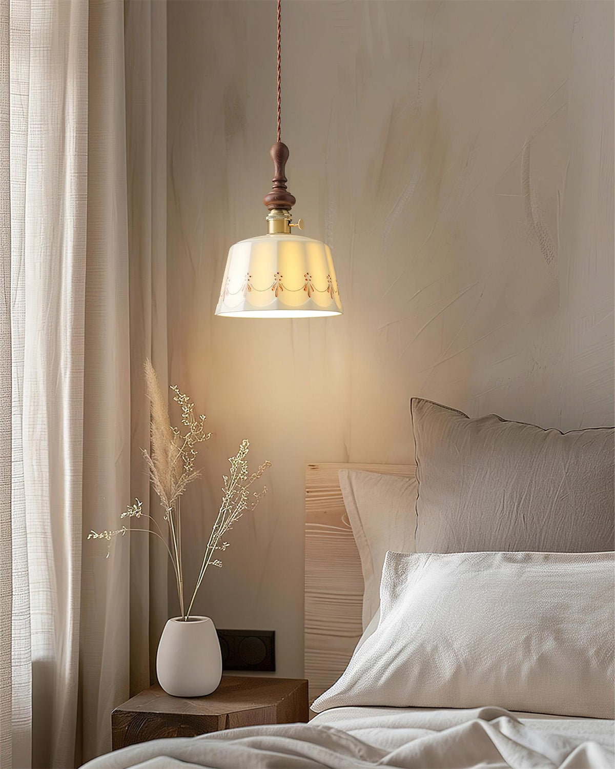 Kazamu Scalloped Shade Pendant Light – photo 4