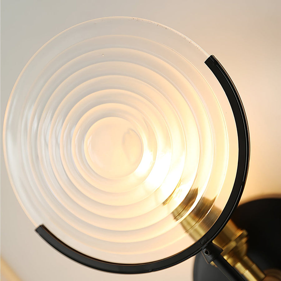 Kazamu Vintage-Inspired Arc Wall Light in Black and Gold – photo 3